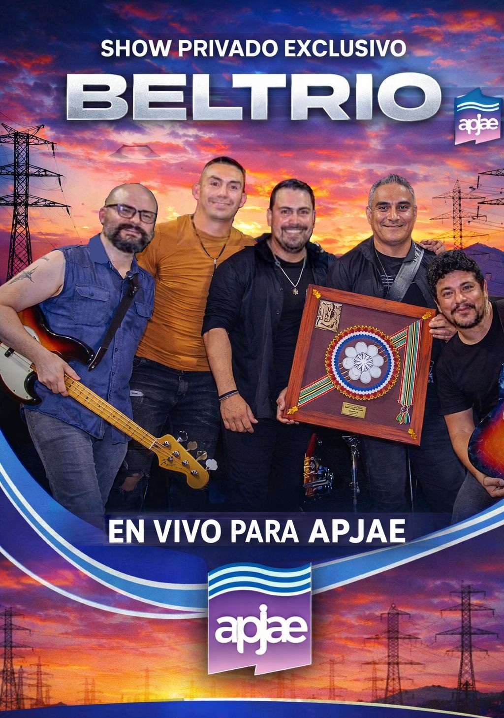 Flyer show APJAE – BELTRÍO 1 de Mayo 2026